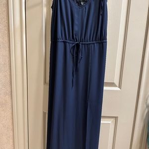 Women’s navy Maxi dress size small